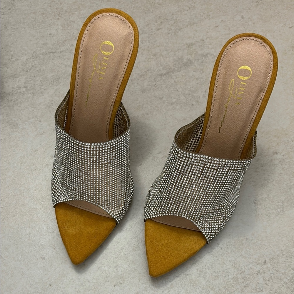 Elegant Crystal Women's Heels